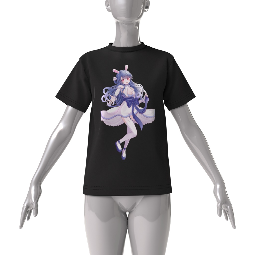 雨音兎依 ビッグシルエットTシャツ