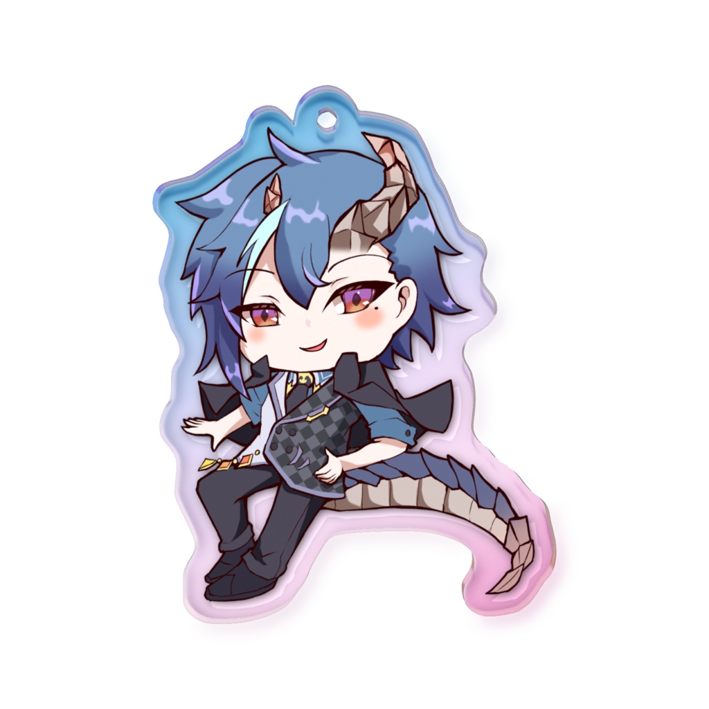 【限定受注販売】黎鋼アルト 2周年アクキー(オーロラ)