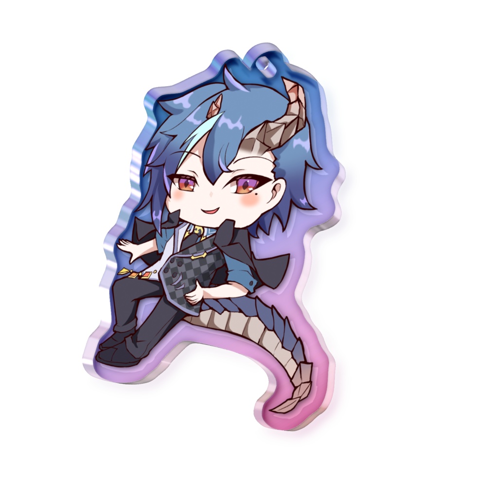 【限定受注販売】黎鋼アルト 2周年アクキー(オーロラ)