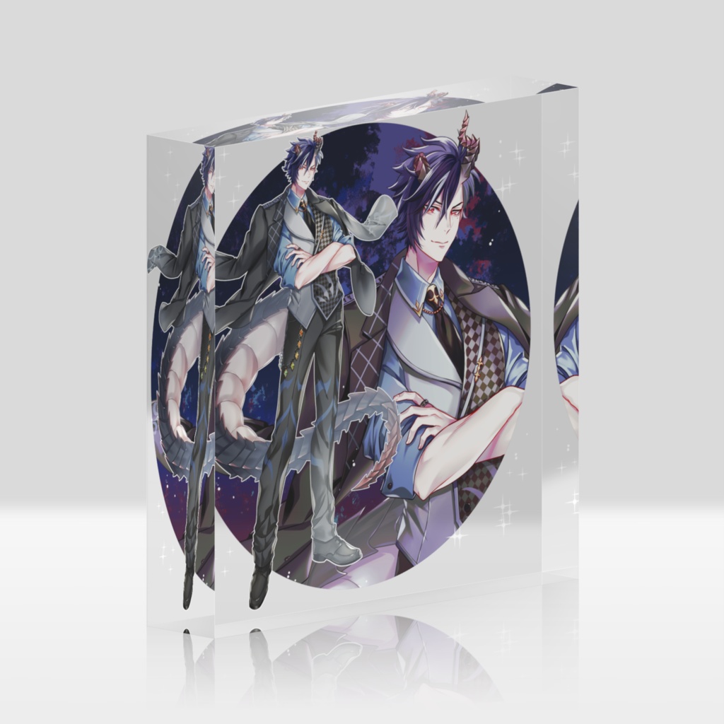 【限定受注販売】黎鋼アルト 2周年アクリルブロック