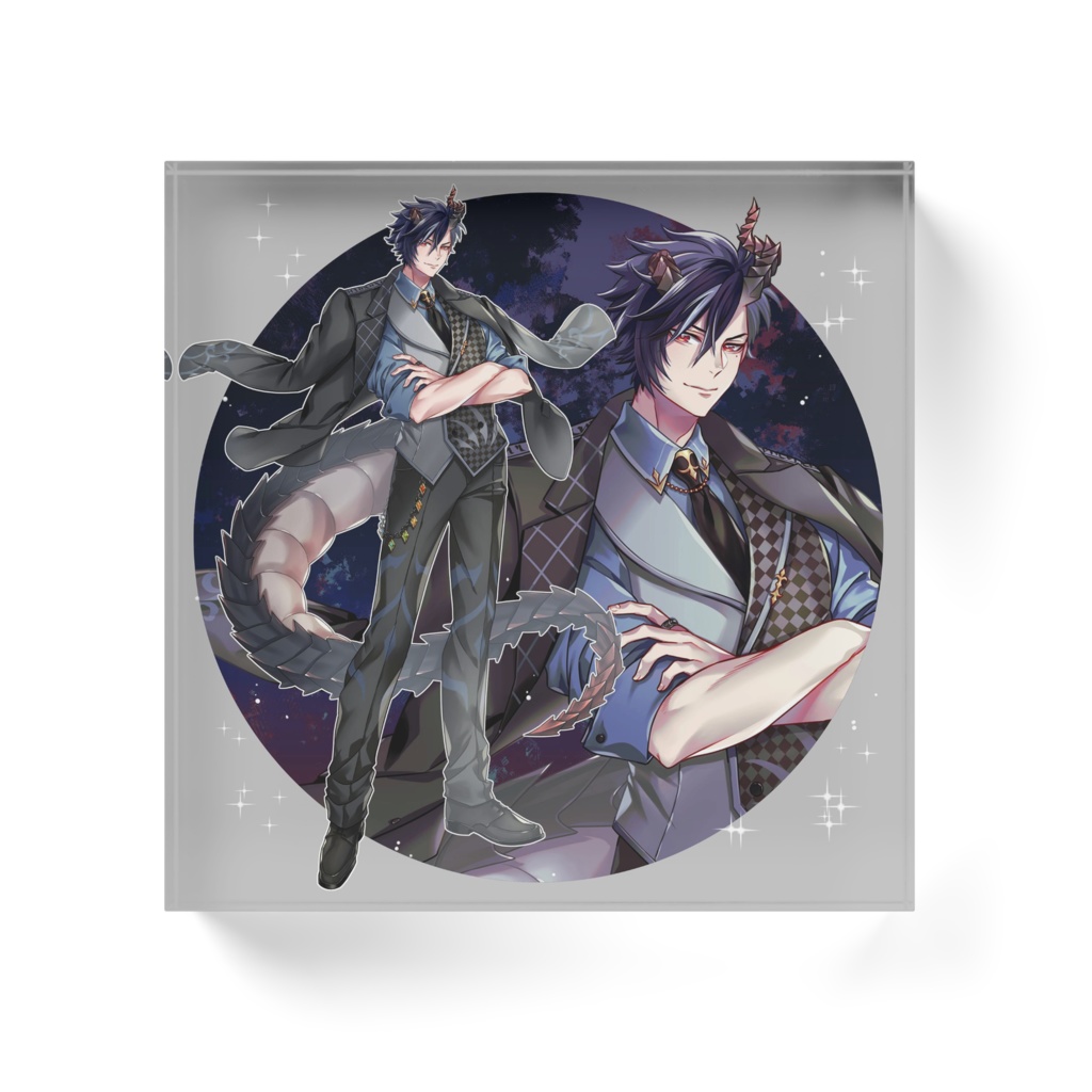 【限定受注販売】黎鋼アルト 2周年アクリルブロック(修正版)