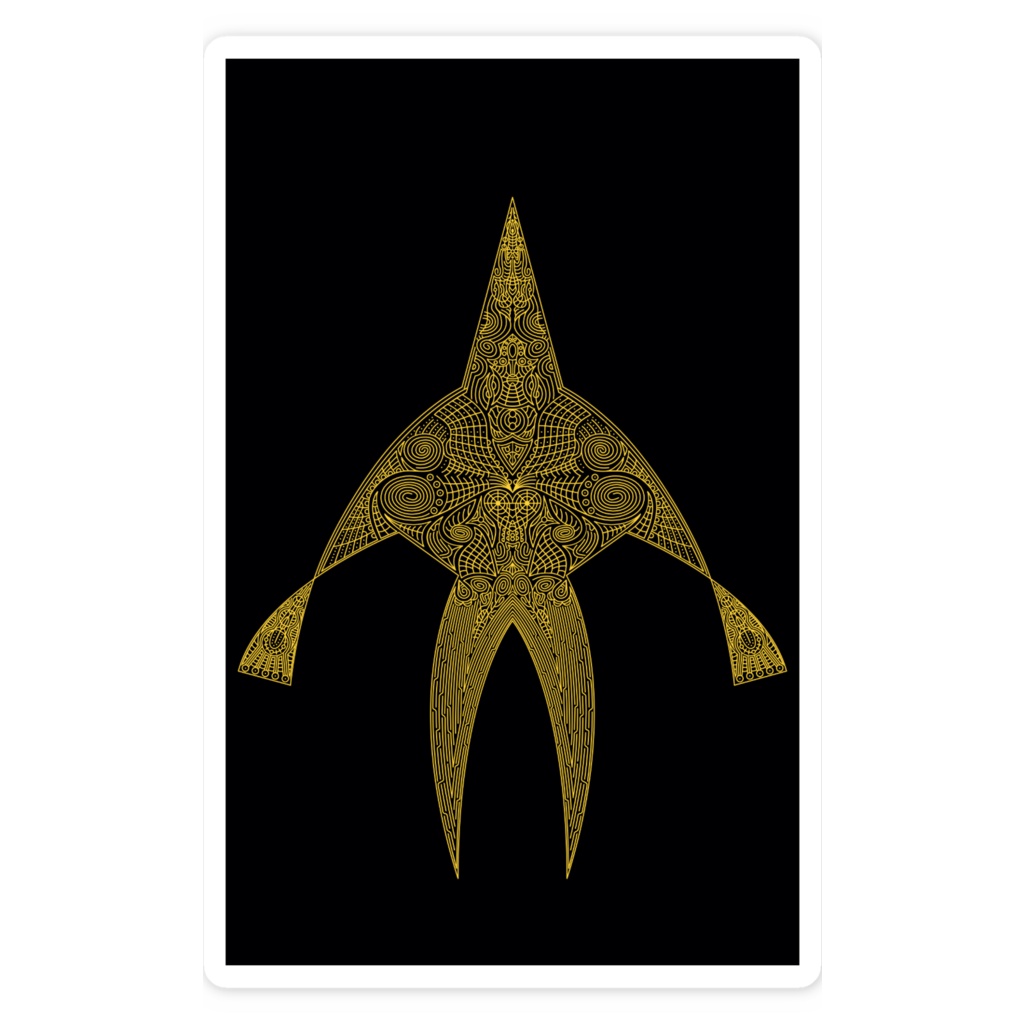 コンプレックスパターン スマホステッカー