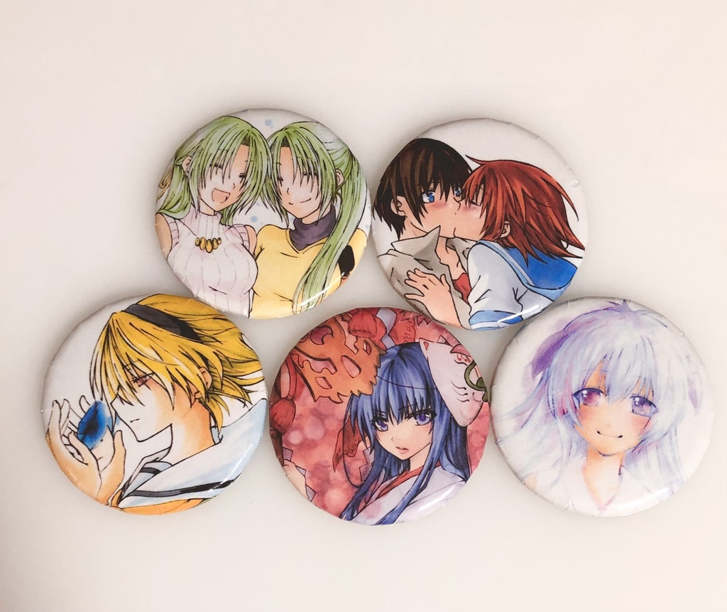 ひぐらしのなく頃に 缶バッジ&ポストカードセット