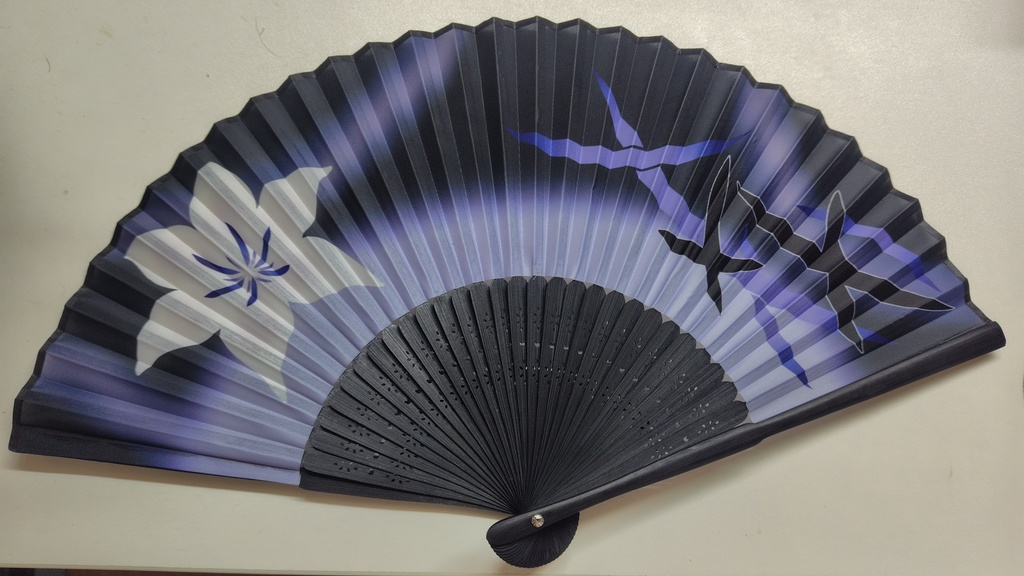 エルシオンちゃん扇子