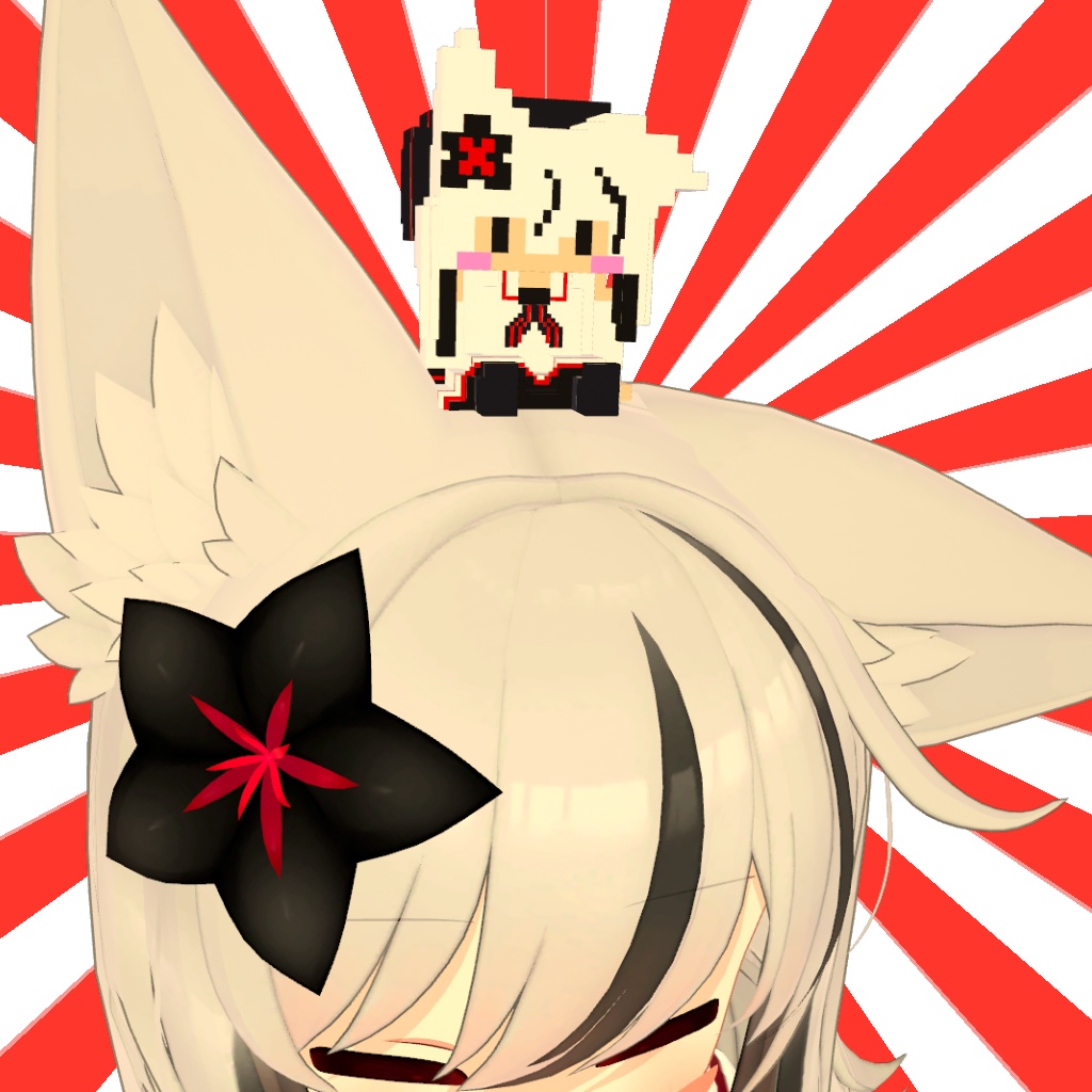 ボクセルネメシスちゃん3Dモデル