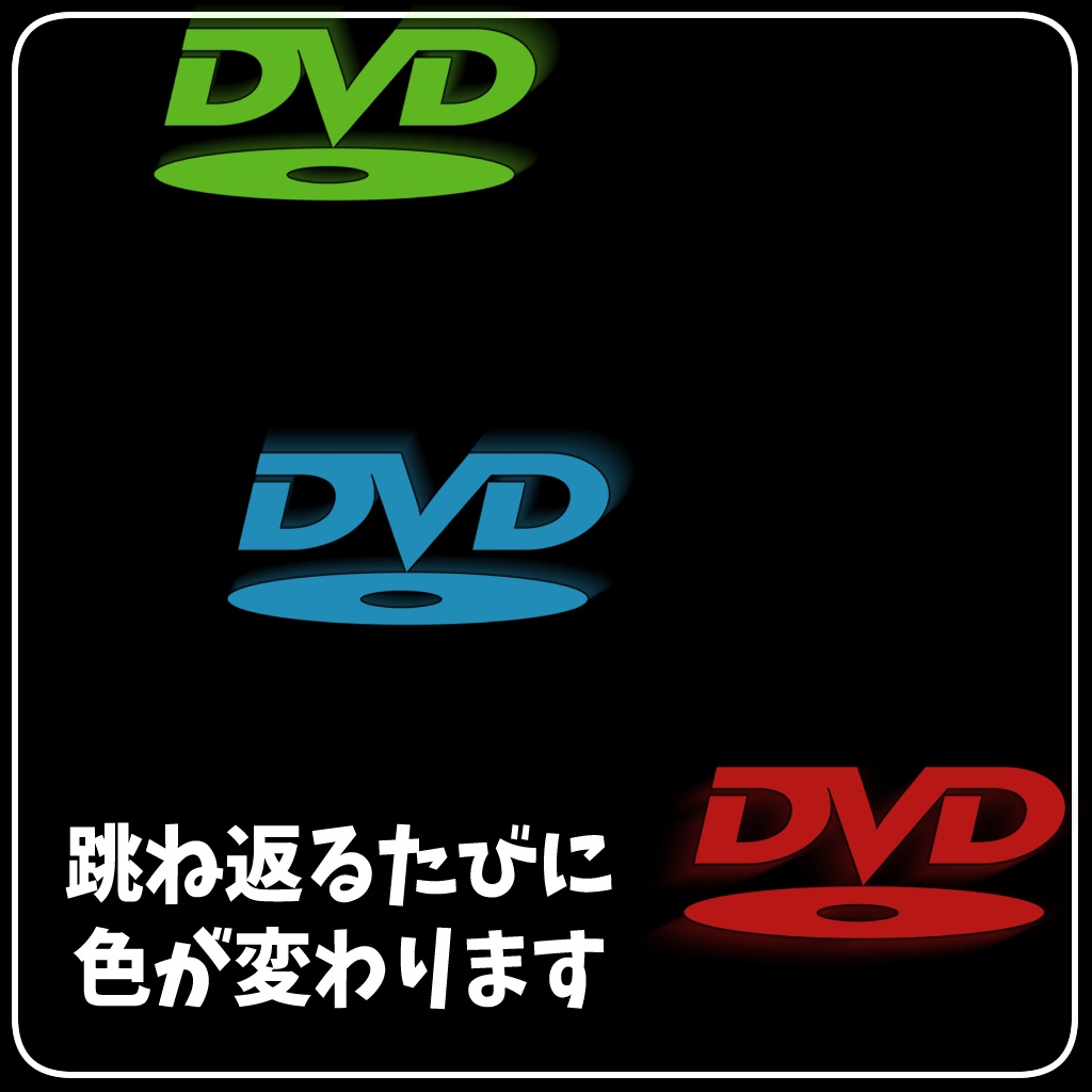 【VRChatアバターギミック】AFK Screen Saver【無料】