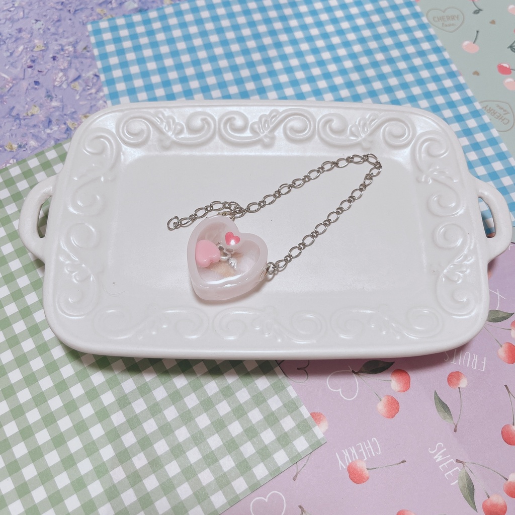 ハート ポシェット ぬい用 バッグ