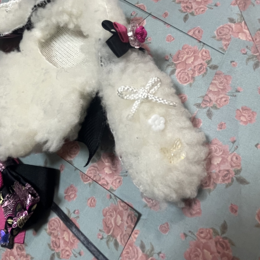 ぬい ぬい服 ちびぐるみ 着ぐるみ チャイナ柄 10cm ロップイヤー