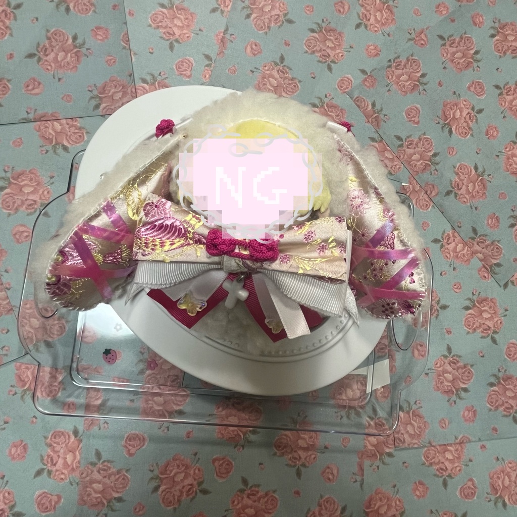 ぬい ぬい服 ちびぐるみ 着ぐるみ チャイナ柄 10cm ロップイヤー