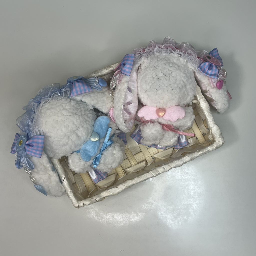 ぬい ぬい服 着ぐるみ ヘッドドレス 10cm 12cm うさみみ