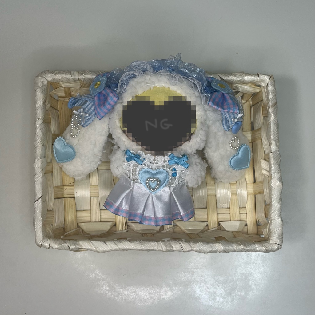 ぬい ぬい服 着ぐるみ ヘッドドレス 10cm 12cm うさみみ