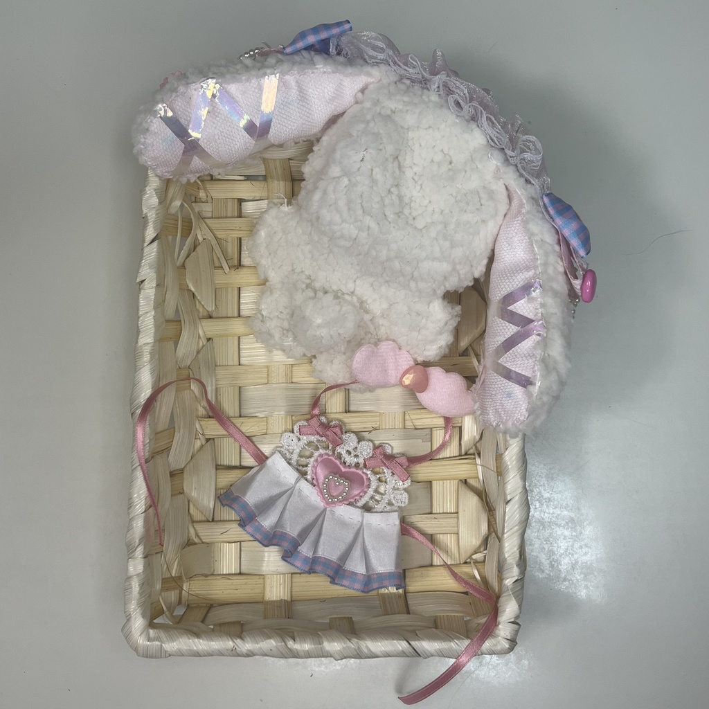 ぬい ぬい服 着ぐるみ ヘッドドレス 10cm 12cm うさみみ