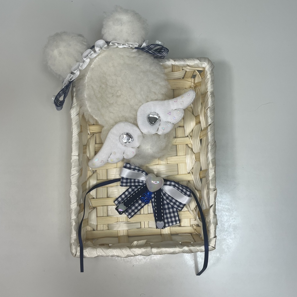 ぬい ぬい服 着ぐるみ ヘッドドレス 10cm 12cm クマ耳 ネコ耳