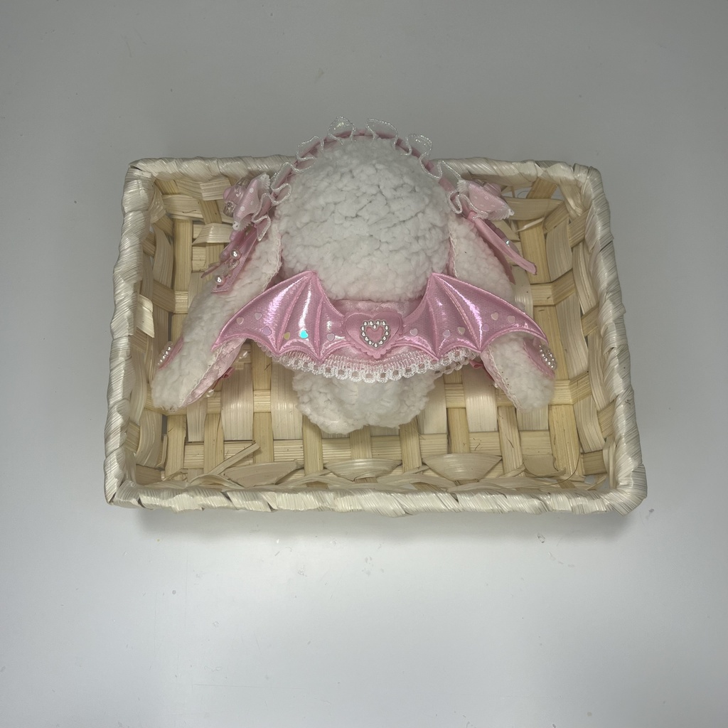 ぬい ぬい服 着ぐるみ ヘッドドレス エプロン10cm 12cm ウサ耳