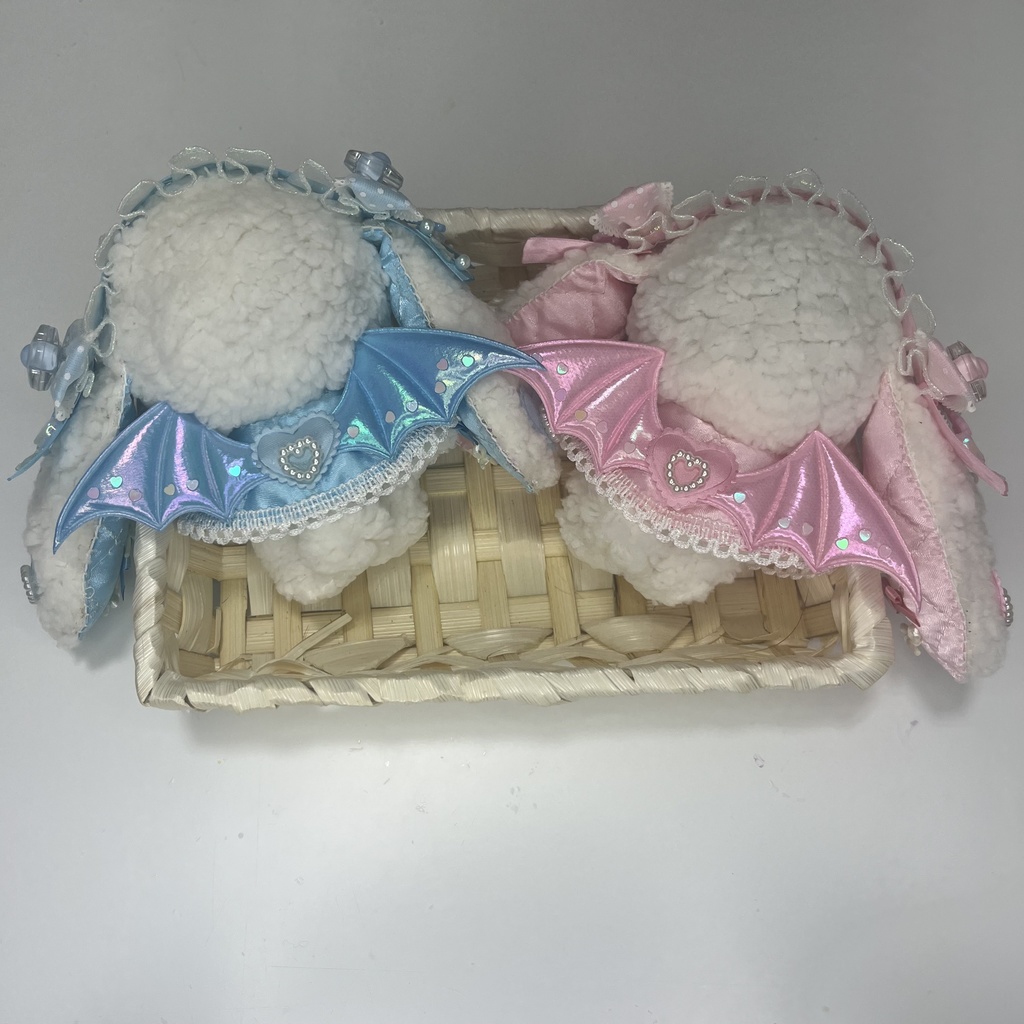 ぬい ぬい服 着ぐるみ ヘッドドレス エプロン10cm 12cm ウサ耳