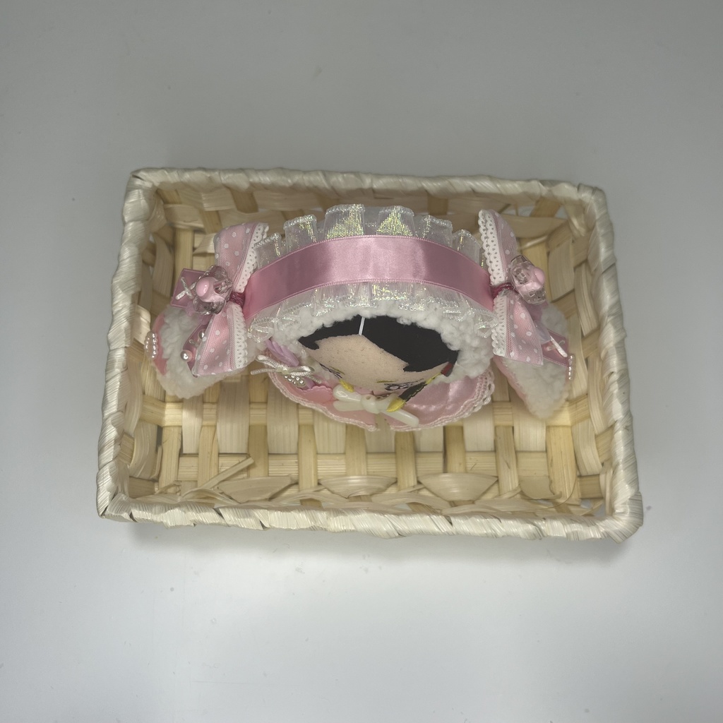 ぬい ぬい服 着ぐるみ ヘッドドレス エプロン10cm 12cm ウサ耳