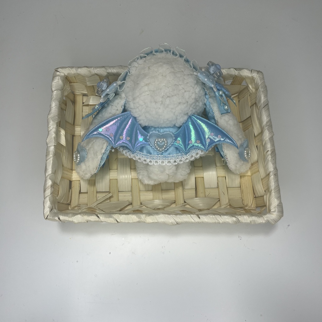 ぬい ぬい服 着ぐるみ ヘッドドレス エプロン10cm 12cm ウサ耳