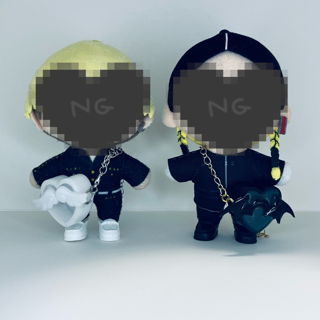 ハートポシェット エンジェル デビル ぬい用