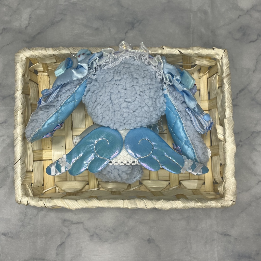 ぬい服 10cm 12cm 着ぐるみ ケープ ヘッドドレス ウサ耳