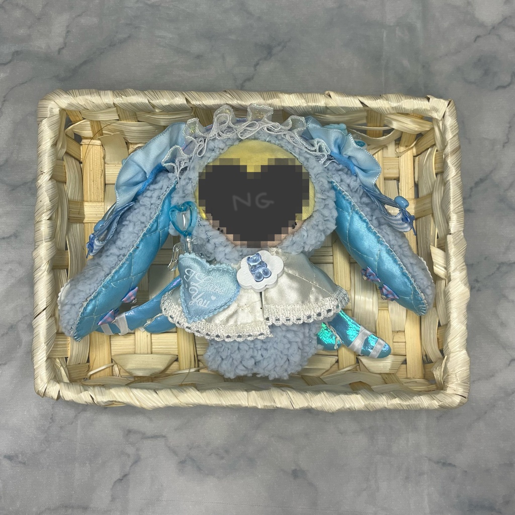 ぬい服 10cm 12cm 着ぐるみ ケープ ヘッドドレス ウサ耳