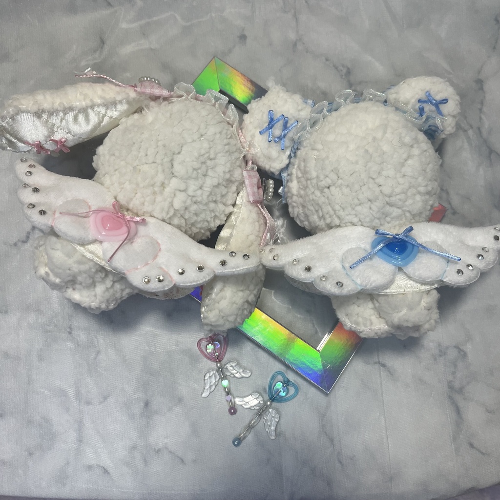 ぬい服 10cm 12cm 着ぐるみ ケープ ヘッドドレス うさみみ ねこみみ いぬみみ くまみみ