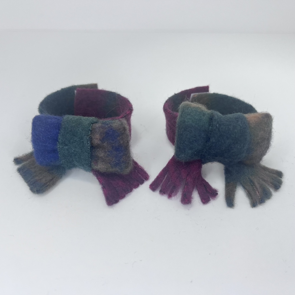 ぬい服 ぬい用 10cm チェック マフラー セット