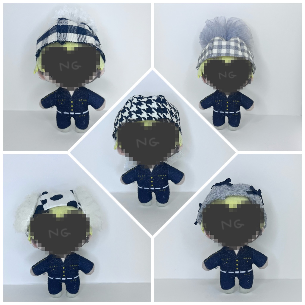 10cm  12cm ちょっこり すのチル ぬい用 帽子