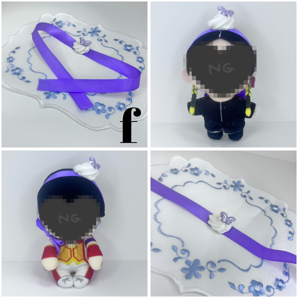 10cm 12cm ちょっこり すのチル ぬい用 ヘッドドレス