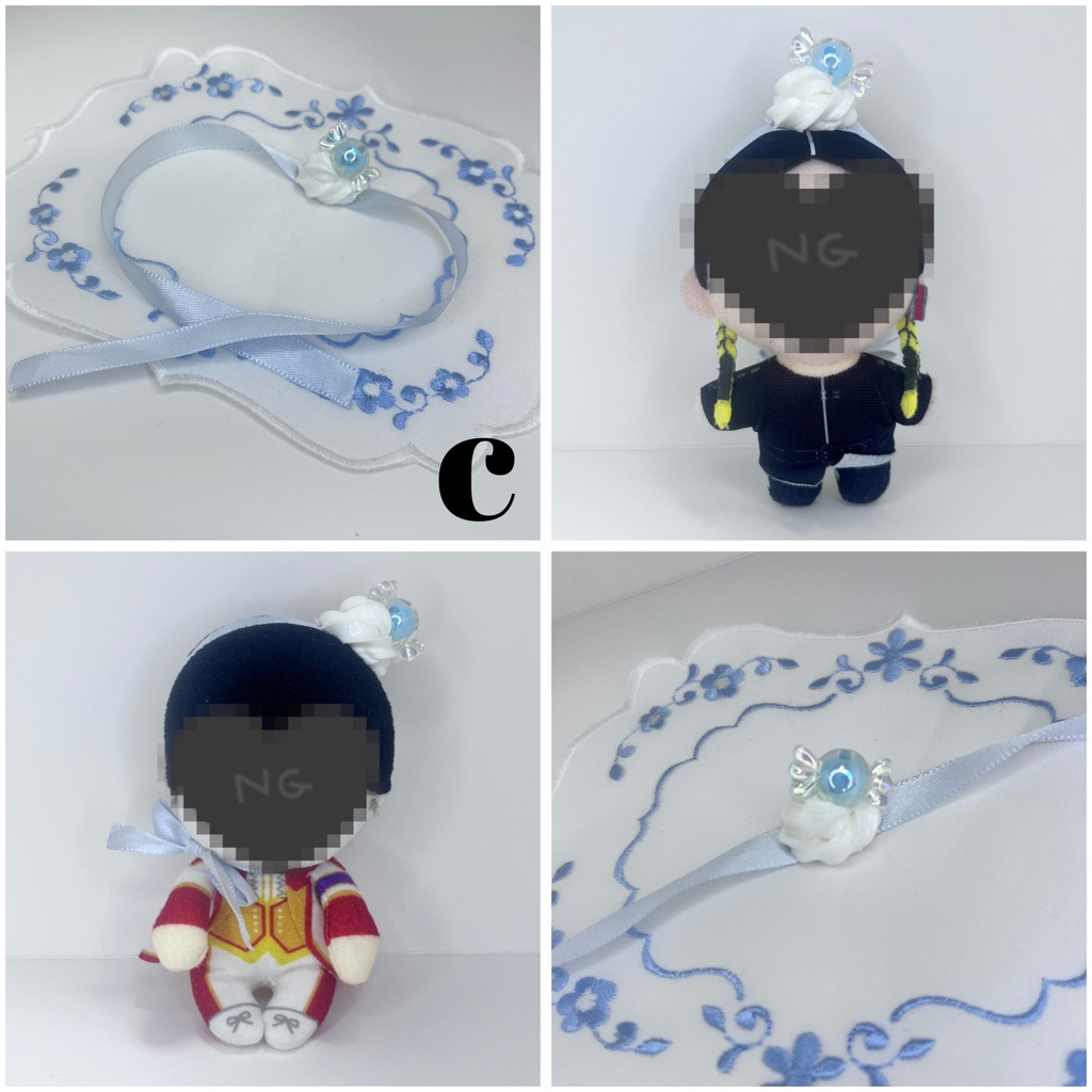 10cm 12cm ちょっこり すのチル ぬい用 ヘッドドレス