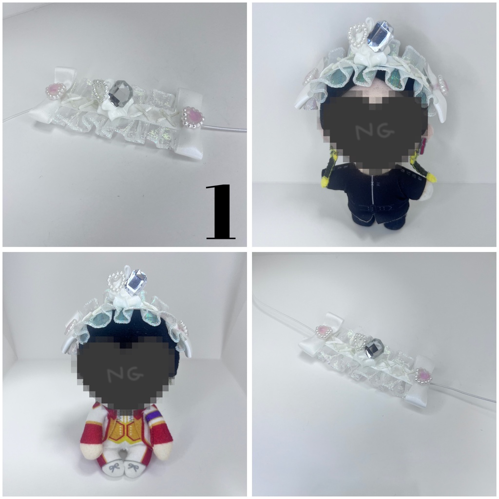 10cm 12cm ちょっこり すのチル ぬい用 ヘッドドレス