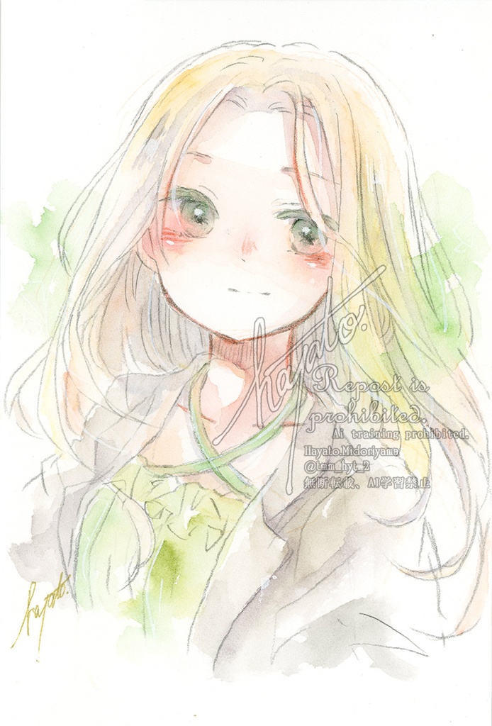 はがきサイズドローイング