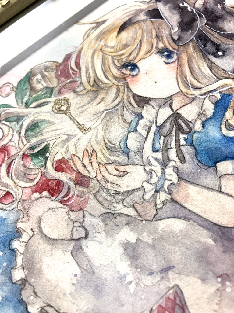 額装原画『魔法の鍵』