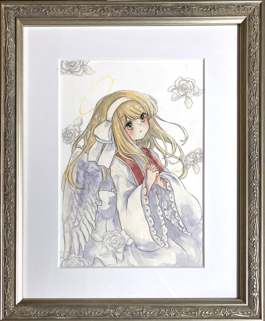 額装原画『誰が為の祈り』