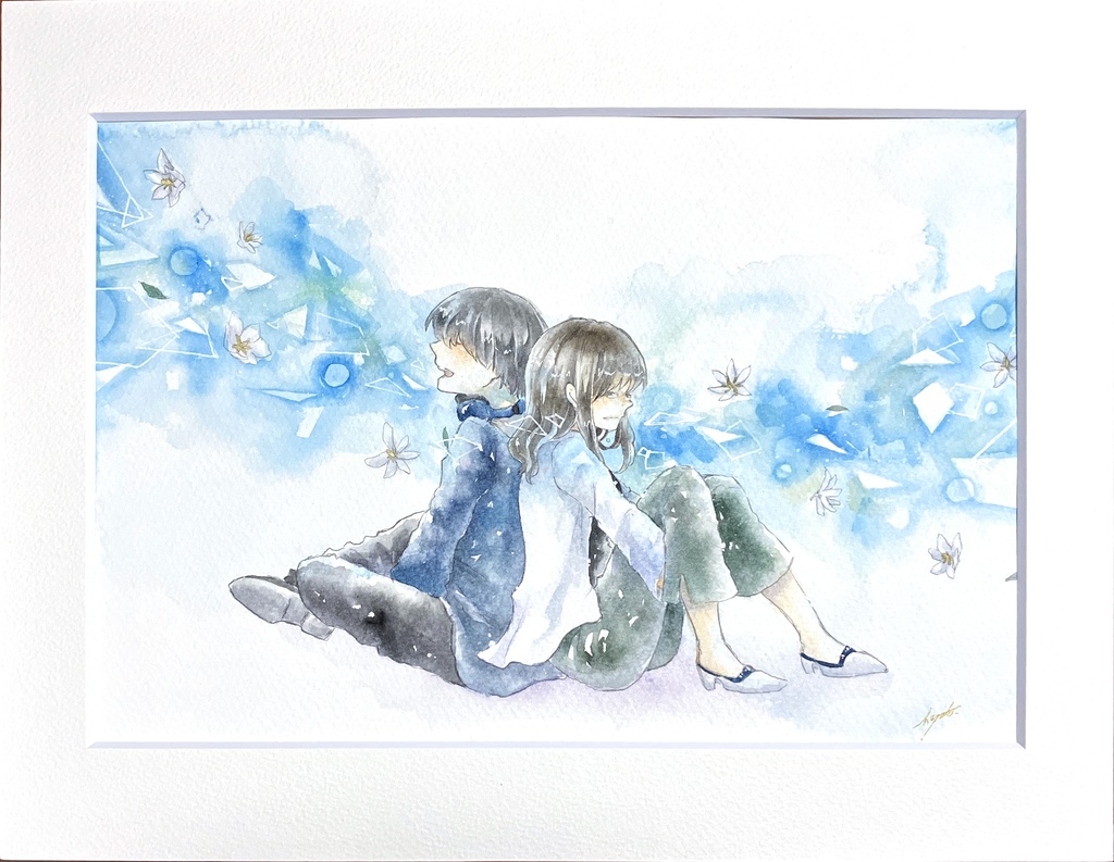 マット付き原画『 終熄』