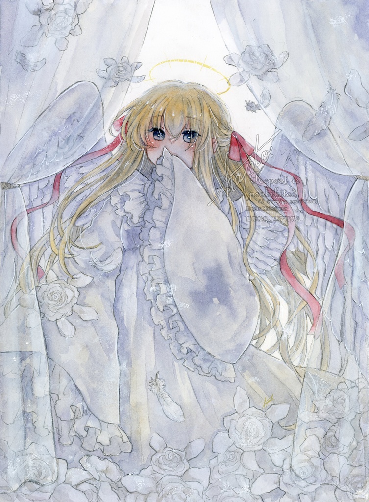 額装原画『あなただけの。』