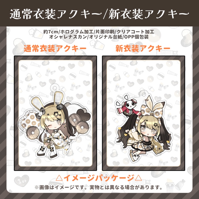 🐼🤍【在庫限り】1周年&初配信記念花守シロカ応援グッズフルセット【¥700off/Vtuber】