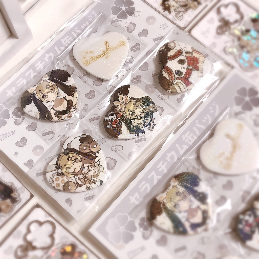 🐼🤍【在庫限り】1周年&初配信記念花守シロカ応援グッズフルセット【¥700off/Vtuber】