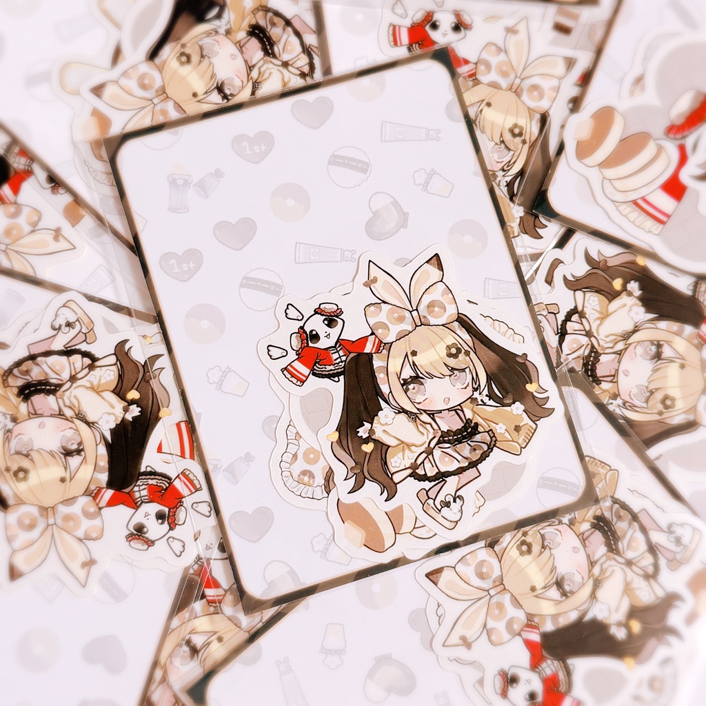 🐼🤍【在庫限り】1周年&初配信記念花守シロカ応援グッズフルセット【¥700off/Vtuber】