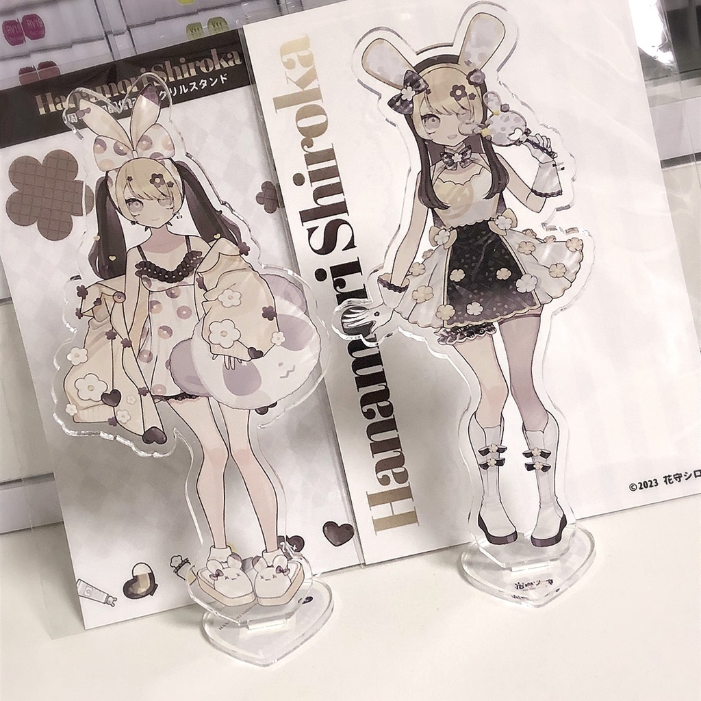 🐼🤍【在庫限り】新衣装等身アクスタ単品/1周年&初配信記念花守シロカ応援グッズ【実物写真有り/Vtuber】