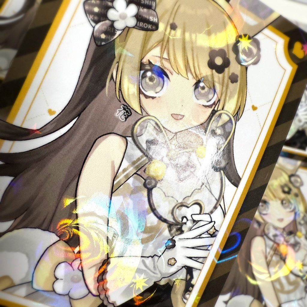 【在庫分放出】初配信1周年記念キラキラカード【2枚購入毎に1枚直筆サイン入り化】