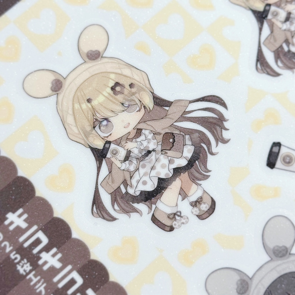 【在庫分】キラキラシートシール【2025桜エディショングッズ】