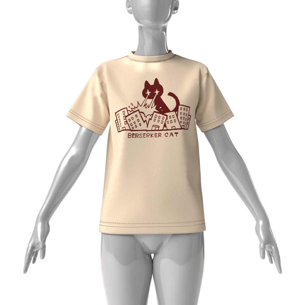 バーサーカーキャットTシャツ