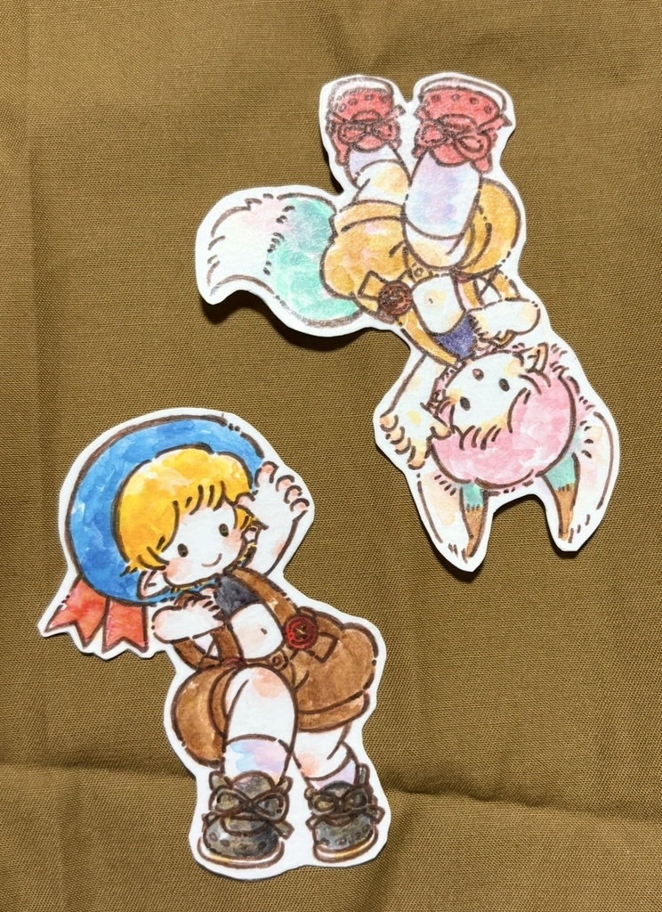 水彩原画　君とどこへでも