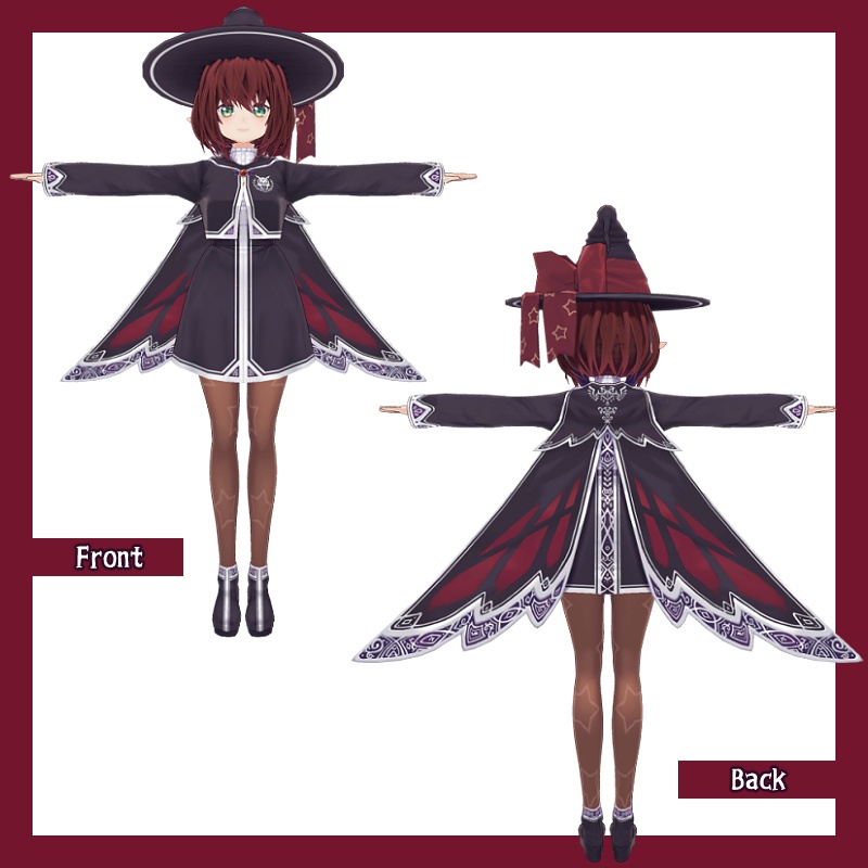 【VRoidベースVRM】見習い魔女ミッチ