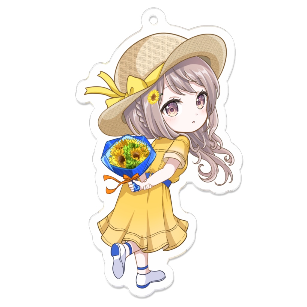 ちびはちねえ麦わら帽子アクキーおすましver