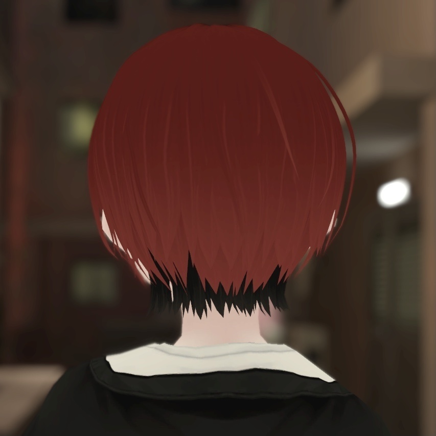 ツートーンこだわりショートヘア/VRoidヘアプリセット/テクスチャ