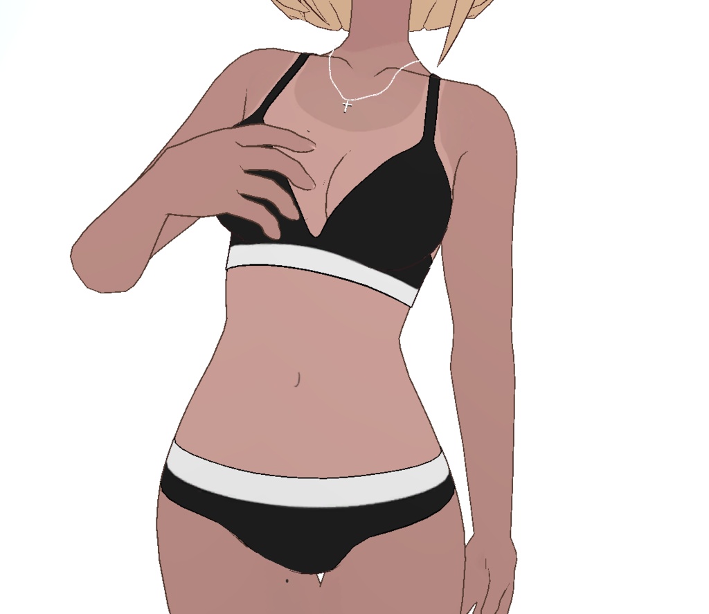 Nagiya Tanline body texture