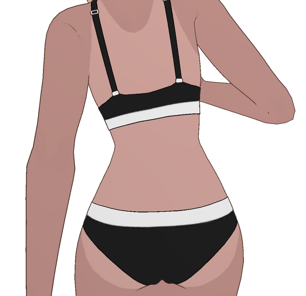 Nagiya Tanline body texture
