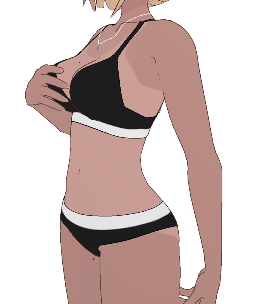 Nagiya Tanline body texture