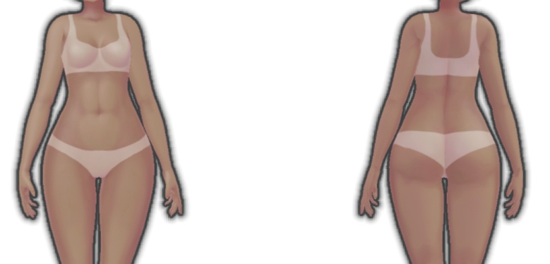 rurune Tanline body texture